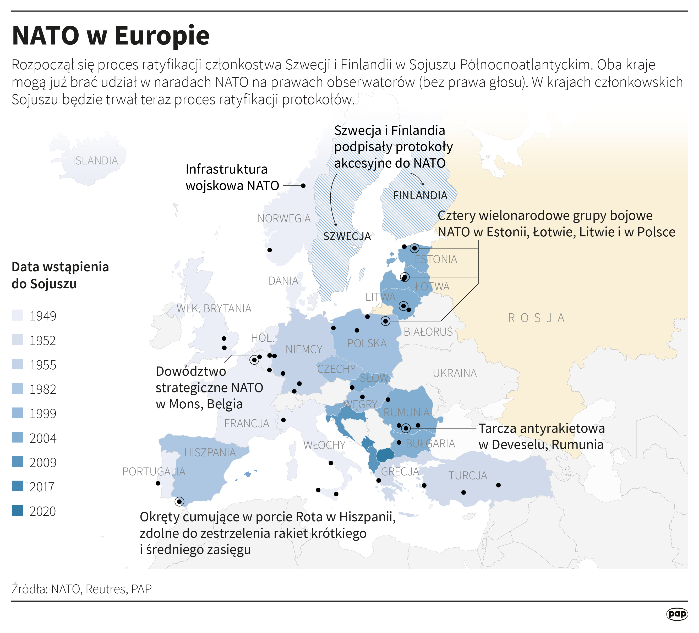 Proces ratyfikacji członkostwa Szwecji i Finlandii w NATO rozpoczęty Radio Zachód - Lubuskie
