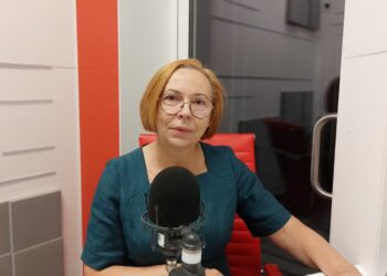 Bożena Pierzgalska, rzecznik prasowa lubuskiej Solidarności Radio Zachód - Lubuskie