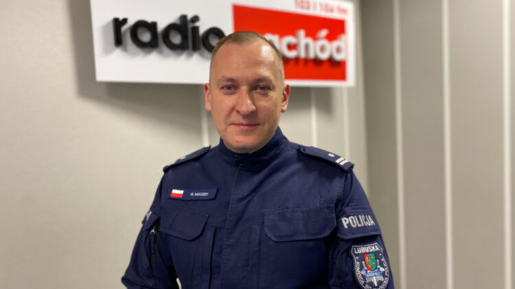 podinsp. Marcin Maludy, rzecznik lubuskiej policji Radio Zachód - Lubuskie