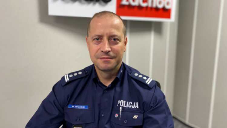 insp. Wiesław Widecki, komendant miejski policji w Gorzowie Wlkp. Radio Zachód - Lubuskie