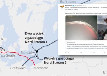 Dziennik "Espressen" publikuje zdjęcia uszkodzonego Nord Stream 1 Radio Zachód - Lubuskie