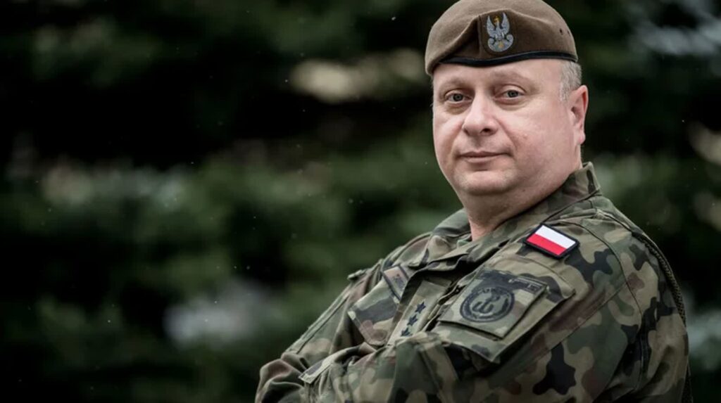 płk. Zbiegniew Targoński, dowódca 12 Wielkopolskiej Brygady Obrony Terytorialnej Radio Zachód - Lubuskie