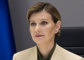 Ołena Zełenśka (16 czerwca 2022). Fot. President.gov.ua, CC BY 4.0, https://commons.wikimedia.org/w/index.php?curid=119440714
