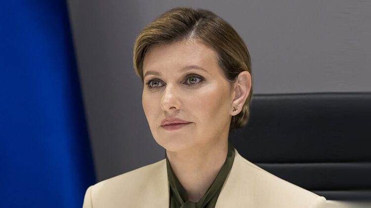 Ołena Zełenśka (16 czerwca 2022). Fot. President.gov.ua, CC BY 4.0, https://commons.wikimedia.org/w/index.php?curid=119440714