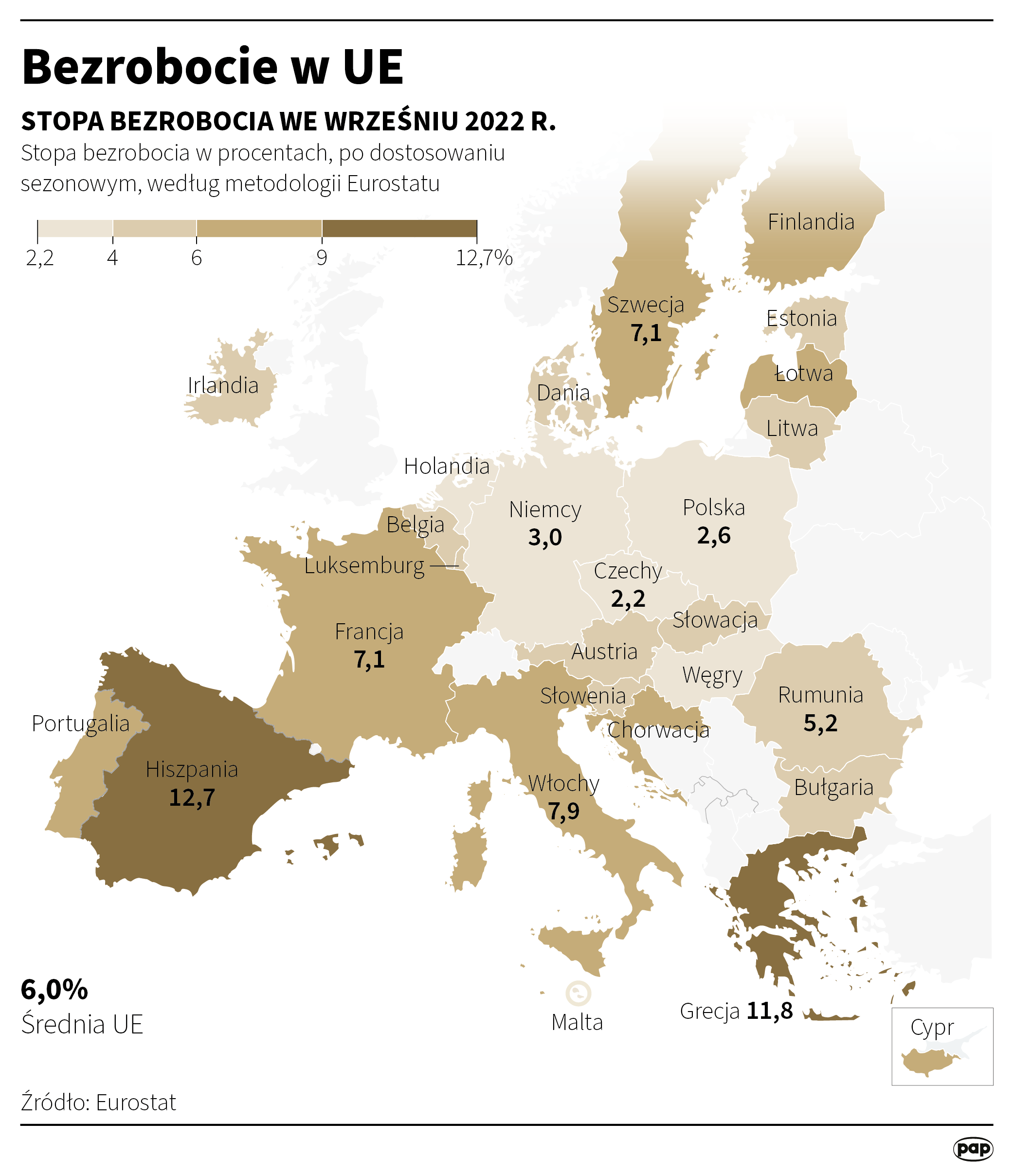 Polska utrzymuje 2.miejsce w UE jeśli chodzi o niskie bezrobocie Radio Zachód - Lubuskie