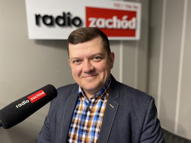 Jacek Wójcicki, preyzdent Gorzowa Wlkp. Radio Zachód - Lubuskie