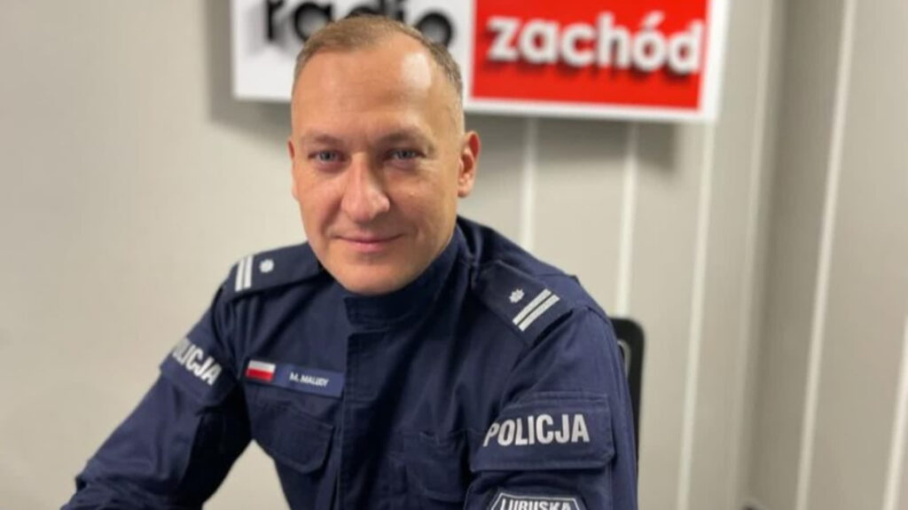 podinsp. Marcin Maludy, rzecznik lubuskiej policji Radio Zachód - Lubuskie