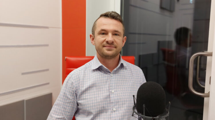 Rafał Jaworski, przewodniczący komisji międzyzakładowej NSZZ "Solidarność" w Zielonej Górze Radio Zachód - Lubuskie