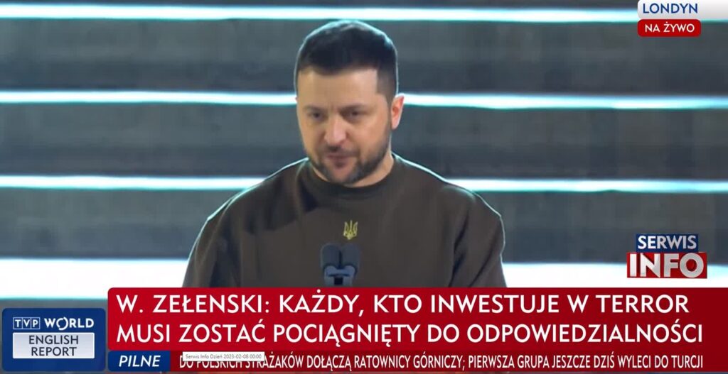 Zełenski w Wlk. Brytanii: przychodzę tu w imieniu wszystkich, którzy walczą Radio Zachód - Lubuskie