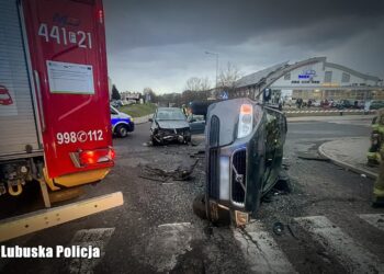 ŻAGAŃ: 18-latka zignorowała „STOP” i doprowadziła do groźnej kolizji Radio Zachód - Lubuskie