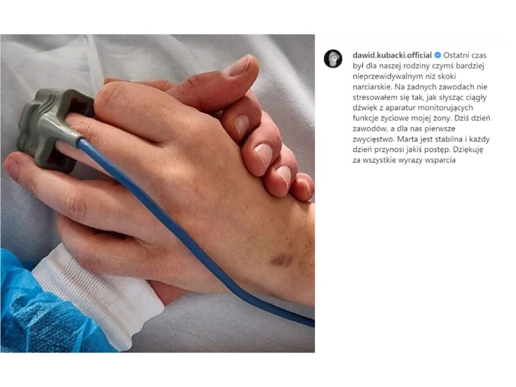 D.Kubacki o stanie zdrowia żony: Marta jest stabilna i każdy dzień przynosi jakiś postęp D.Kubacki o stanie zdrowia żony: Marta jest stabilna i każdy dzień przynosi jakiś postęp Radio Zachód - Lubuskie