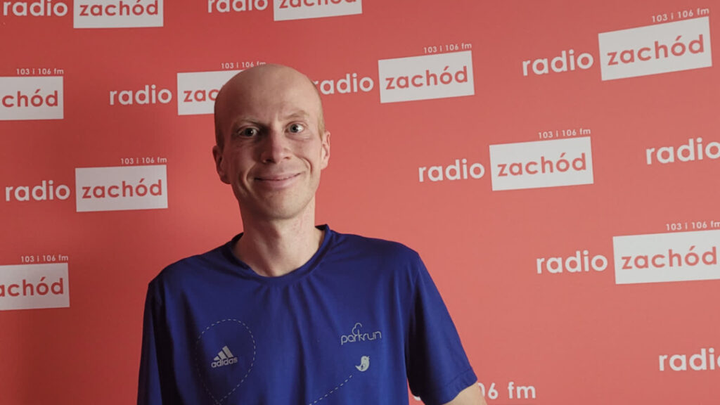 Dacjan Rzeźnik, współorganizator biegów Parkrun w Zielonej Górze Radio Zachód - Lubuskie