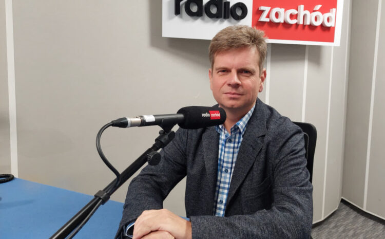 Tomasz Drozd, prezes stowarzyszenia "komunikacja.org" Radio Zachód - Lubuskie