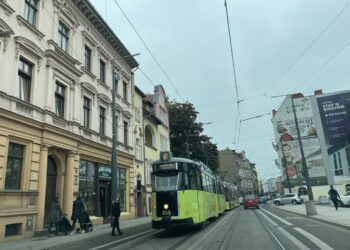 Kolizja samochodu osobowego z tramwajem Radio Zachód - Lubuskie