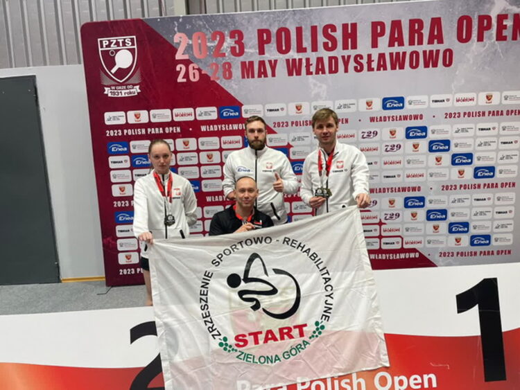 Medale zielonogórskich i gorzowskich tenisistów stołowych w Polish Para Open Radio Zachód - Lubuskie