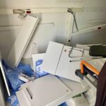 Fot. Ukraińskie Towarzystwo Czerwonego Krzyża. Pracownicy i wolontariusze Ukraińskiego Czerwonego Krzyża nie odnieśli obrażeń