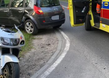 Wypadek w Kłodawie. Ranny motocyklista Radio Zachód - Lubuskie