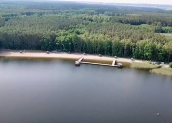 Jezioro Marwicko [LUBUSKIE Z DRONA] Radio Zachód - Lubuskie