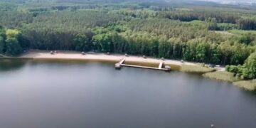 Jezioro Marwicko [LUBUSKIE Z DRONA] Radio Zachód - Lubuskie