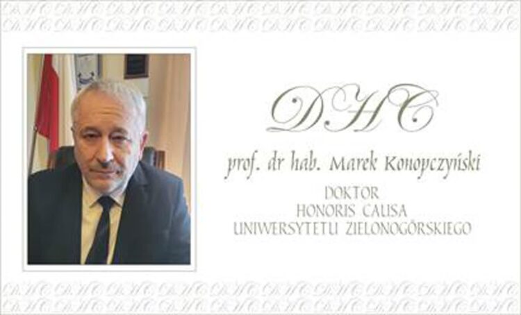 Prof. Marek Konopczyński wyróżniony tytułem doktora honoris causa UZ Radio Zachód - Lubuskie