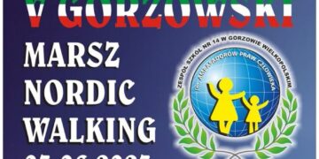 Integracyjny marsz nordic walking Radio Zachód - Lubuskie