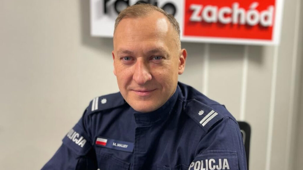 podinsp. Marcin Maludy, rzecznik lubuskiej policji Radio Zachód - Lubuskie