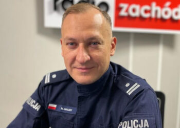 podinsp. Marcin Maludy, rzecznik lubuskiej policji Radio Zachód - Lubuskie