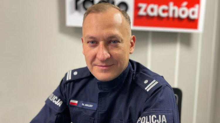 podinsp. Marcin Maludy, rzecznik lubuskiej policji Radio Zachód - Lubuskie