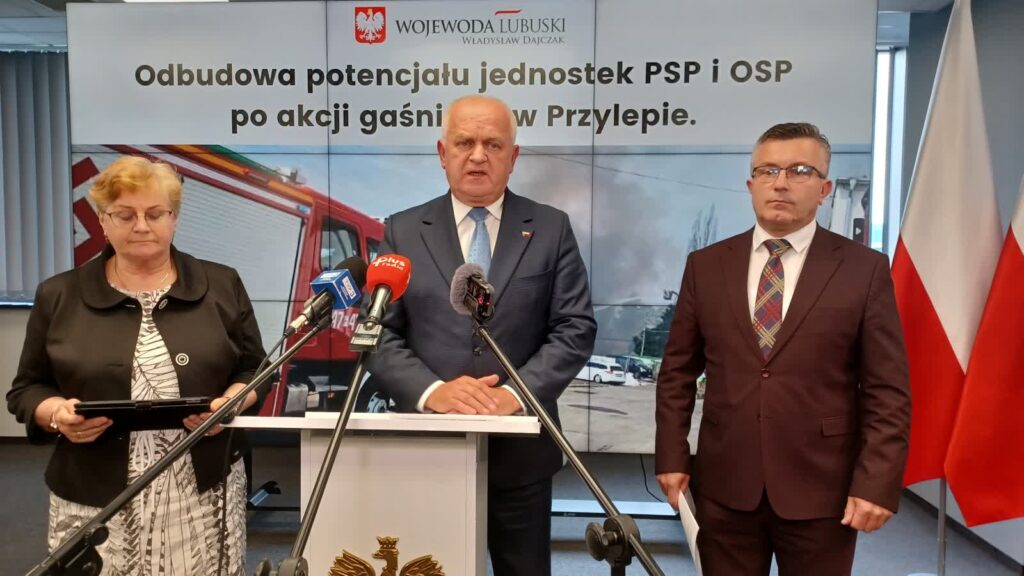 1 milion złotych na sprzęt dla straży pożarnej działającej w Przylepie Radio Zachód - Lubuskie