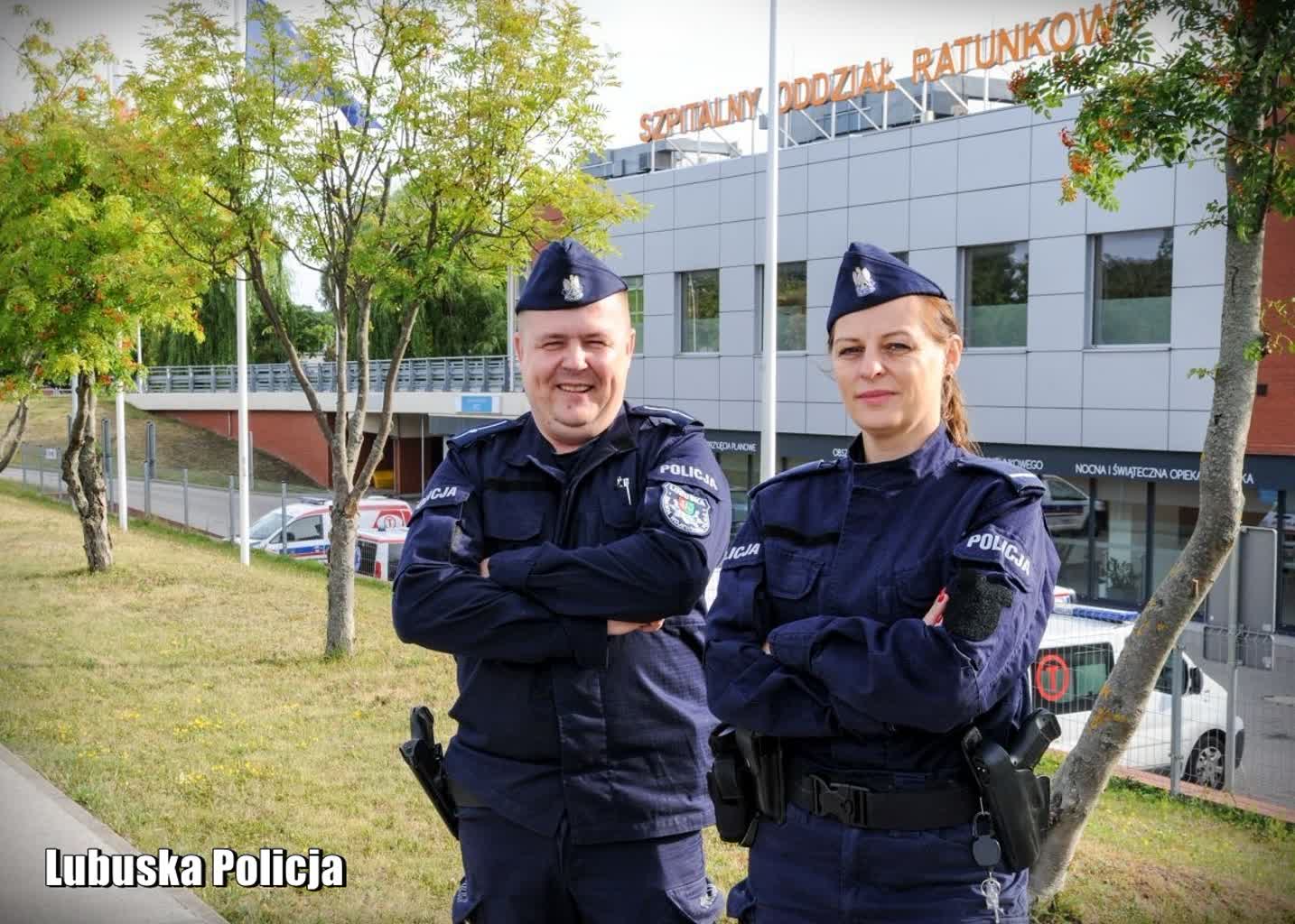 Policjanci pomogli w ratowaniu dwuletniego chłopca Radio Zachód - Lubuskie
