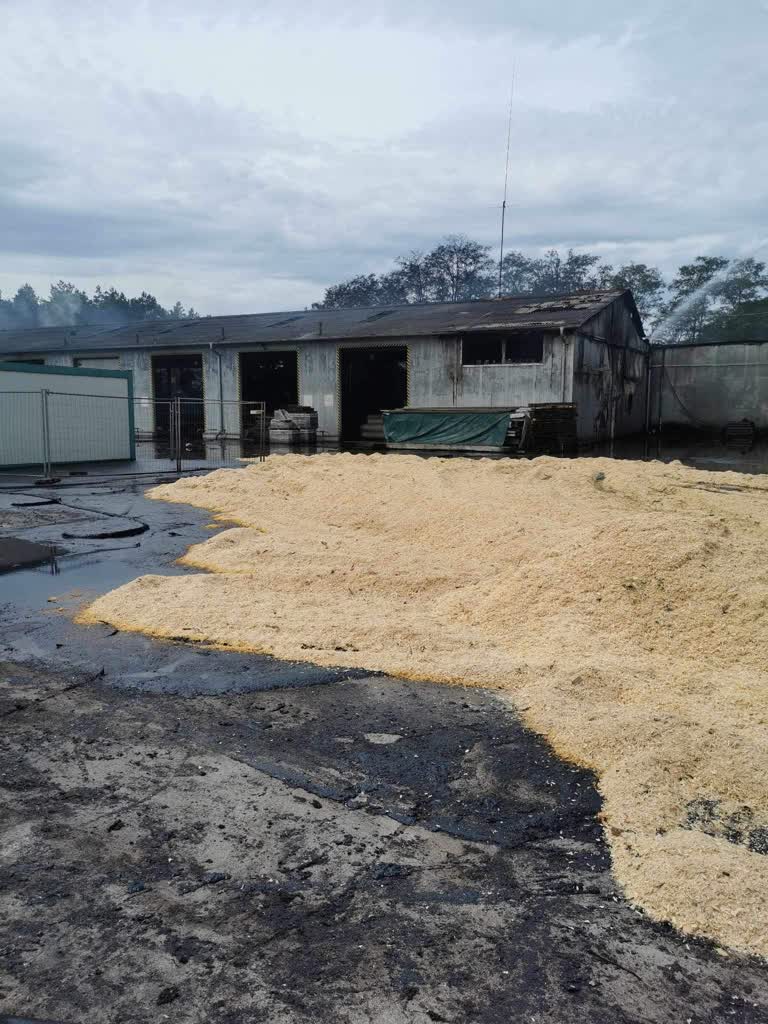 Trwa akcja gaśnicza w Przylepie, są też wyniki badań Gęśnika Radio Zachód - Lubuskie