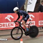 Lubuski policjant na podium Mistrzostw Polski Policji Tour de Pologne Radio Zachód - Lubuskie