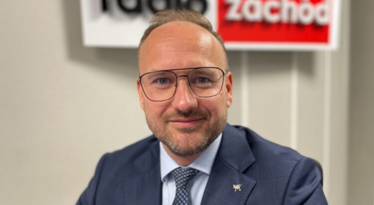 Michał Kuściński, dyrektor Poczty Polskiej w Gorzowie Wlkp. Radio Zachód - Lubuskie