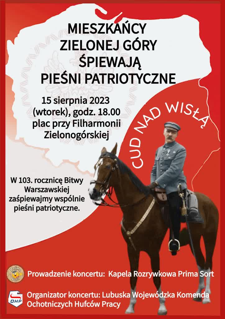 Mieszkańcy Zielonej Góry śpiewają pieśni patriotyczne Radio Zachód - Lubuskie