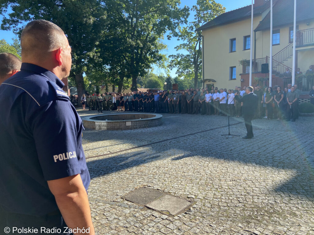 Zjednoczeni krwią. Mundurowi oddają najcenniejszy dar w Łagowie [ZDJĘCIA] Radio Zachód - Lubuskie