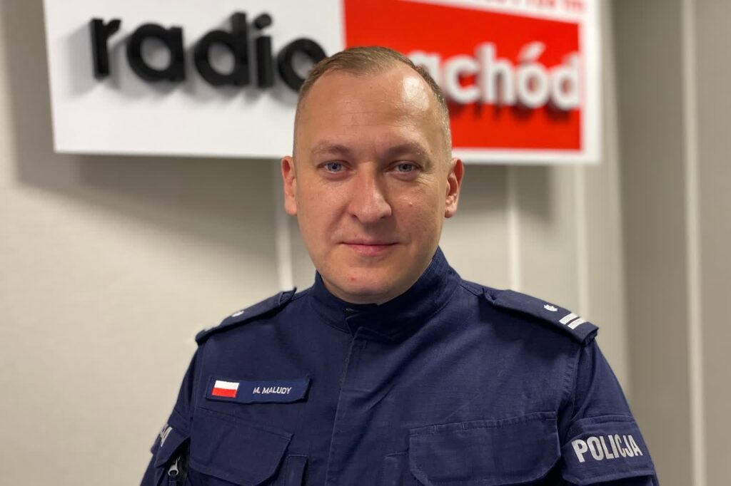 podinsp. Marcin Maludy rzecznik lubuskiej policji Radio Zachód - Lubuskie