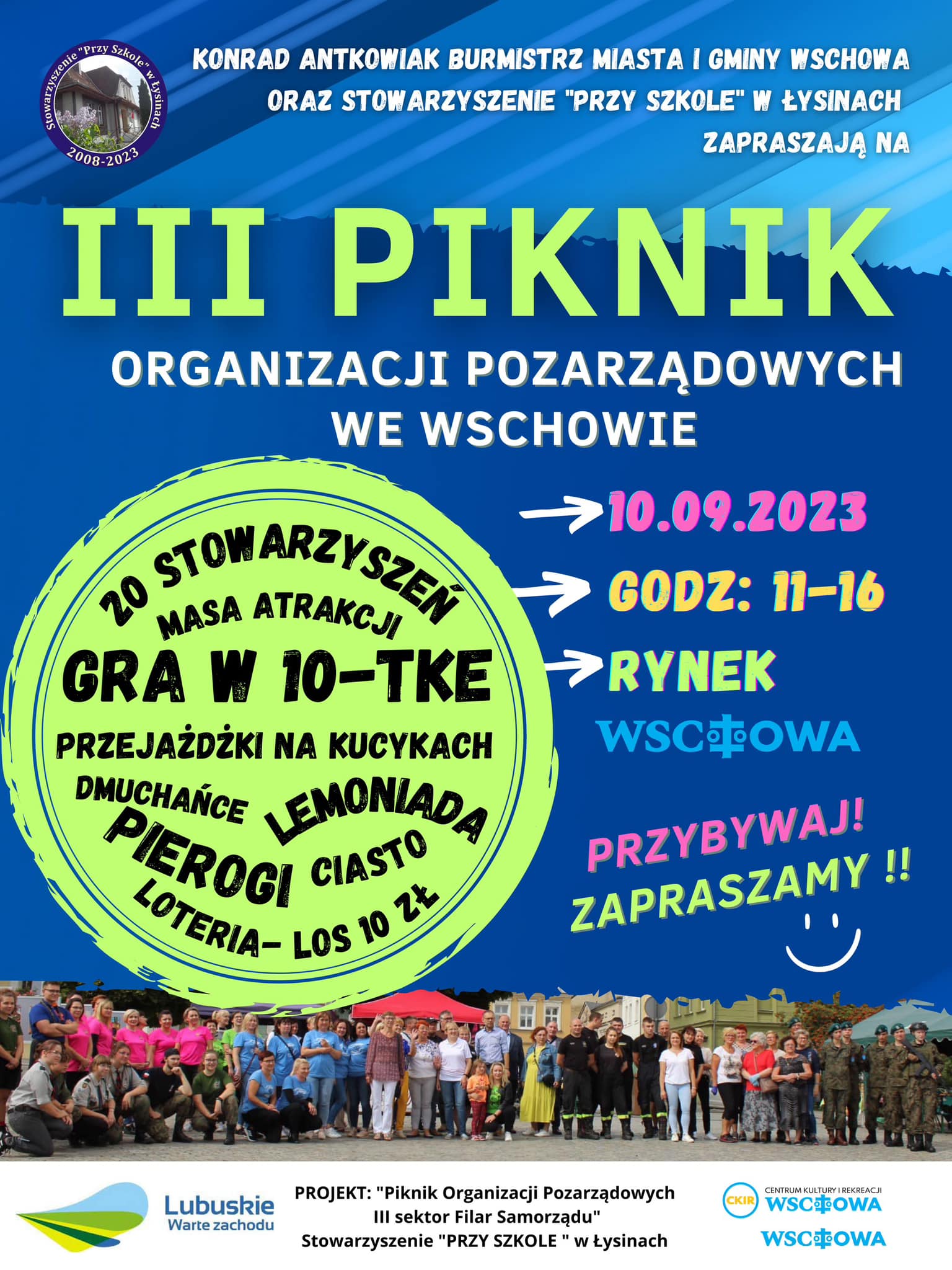 Wschowski Piknik Organizacji Pozarządowych Radio Zachód - Lubuskie