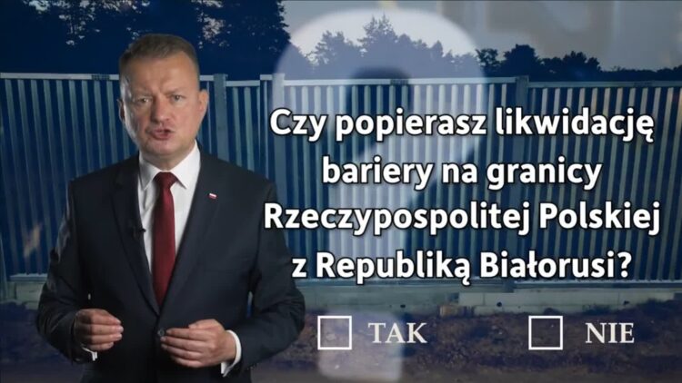 Minister Mariusz Błaszczak przedstawił czwarte pytanie referendalne Radio Zachód - Lubuskie