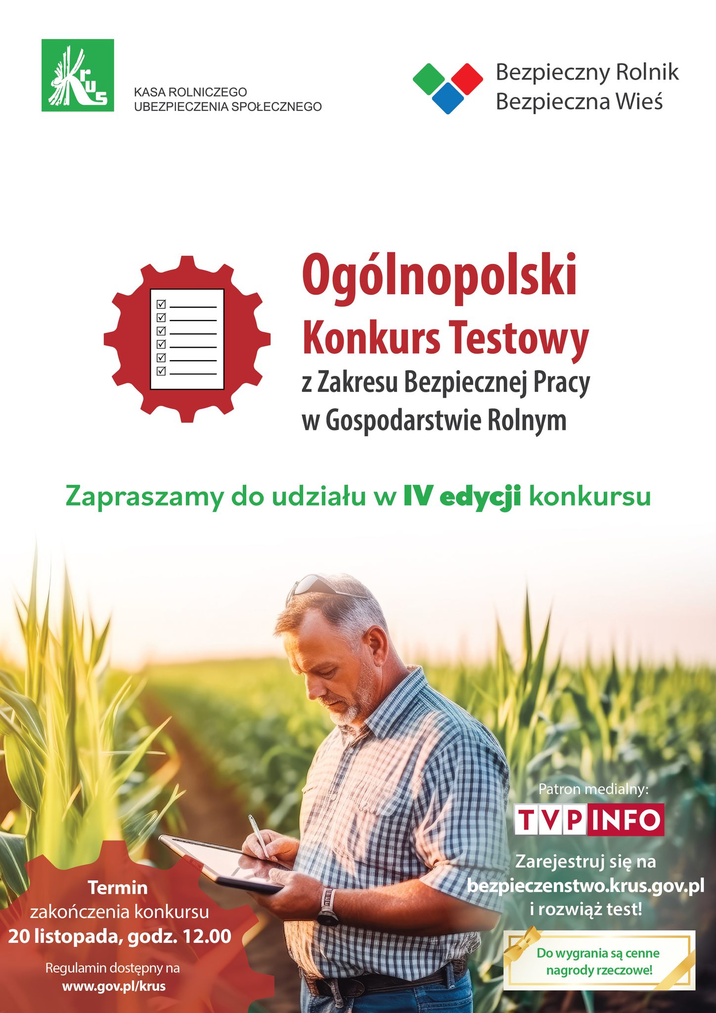 Konkurs "Bezpieczny Rolnik, Bezpieczna Wieś" Radio Zachód - Lubuskie