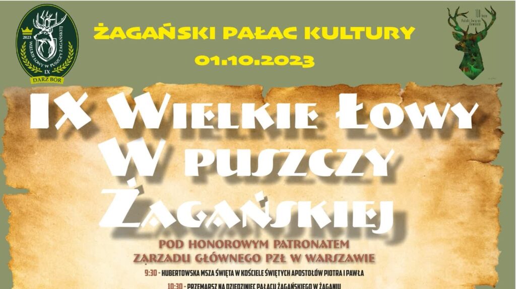 W Puszczy Żagańskiej szykują się na Wielkie Łowy Radio Zachód - Lubuskie