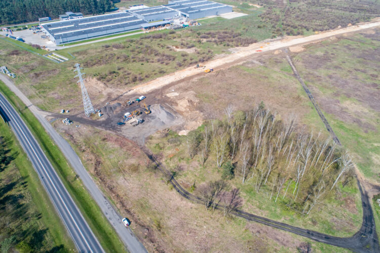 Trwa rozbudowa strefy Würtha w Żaganiu 9 fot. UM Żagań