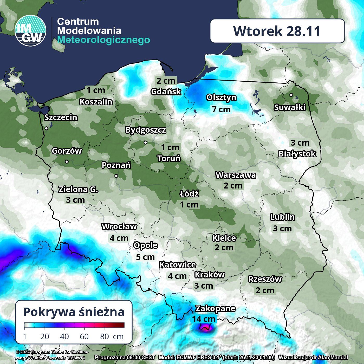 Śnieżyca nadciąga nad Polskę. Są ostrzeżenia dla Lubuskiego Radio Zachód - Lubuskie