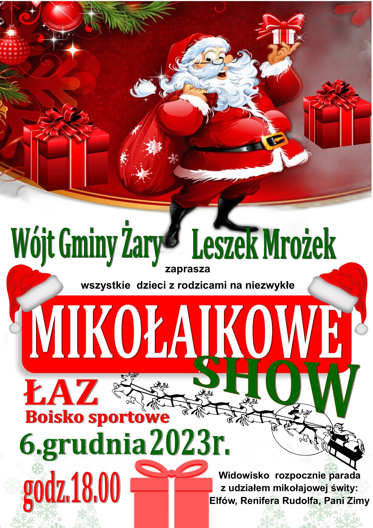 Gmina Żary zaprasza na spotkanie z Mikołajem Radio Zachód - Lubuskie