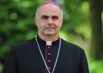 Ks. Bp Adam Bab, delegat Konferencji Episkopatu Polski ds. Katolickiego Stowarzyszenia Młodzieży Radio Zachód - Lubuskie