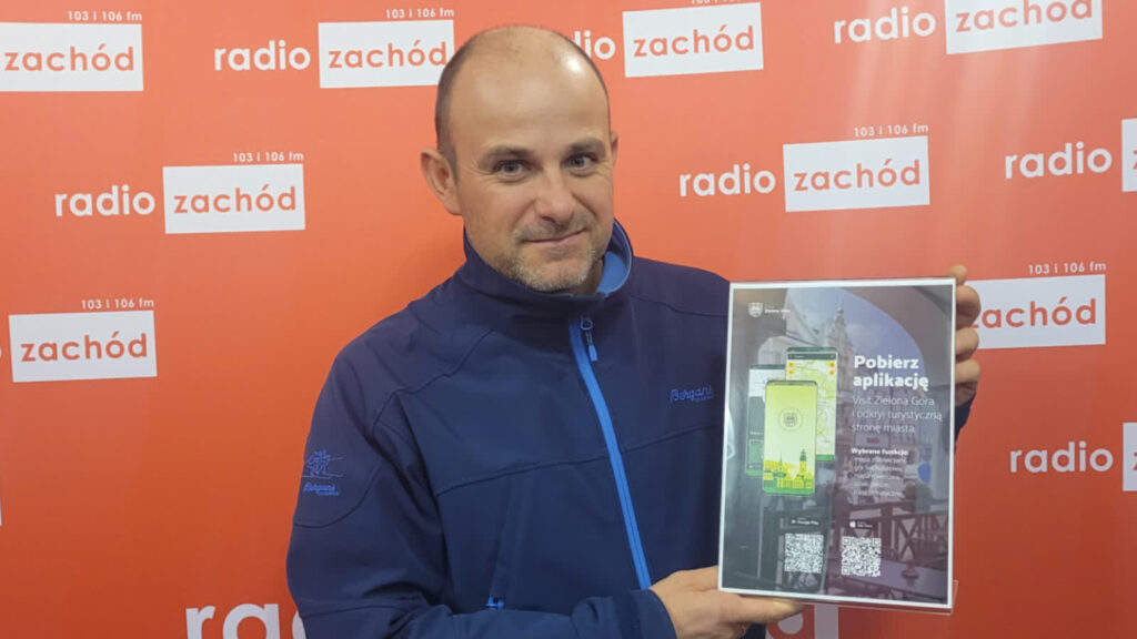 Hubert Małyszczyk z informacji turystycznej VISIT Zielona Góra. Radio Zachód - Lubuskie