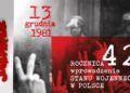 Obchody 42. rocznicy wprowadzenia Stanu Wojennego Radio Zachód - Lubuskie