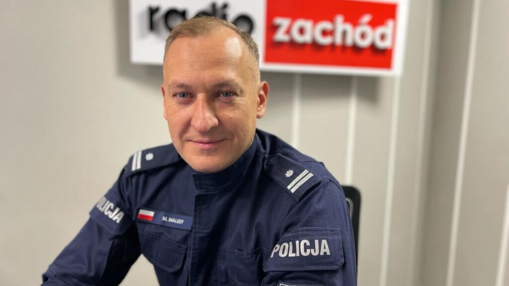 Marcin Maludy, rzecznik lubuskiej policji Radio Zachód - Lubuskie