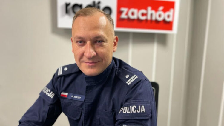 Marcin Maludy, rzecznik lubuskiej policji Radio Zachód - Lubuskie