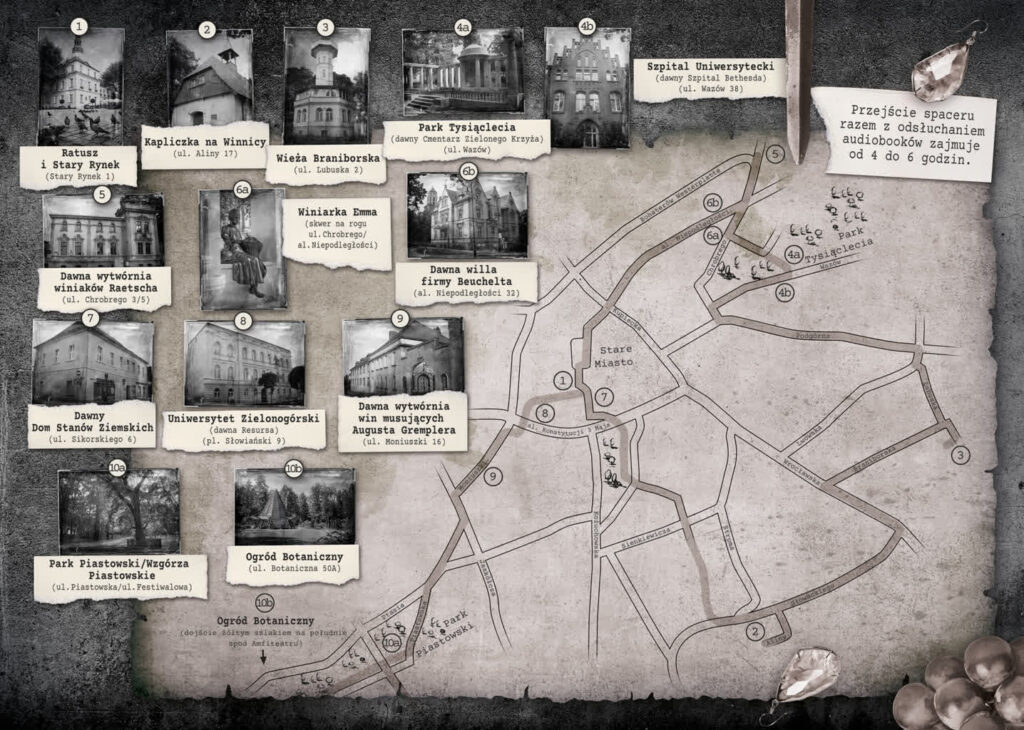 Szlakiem hrabiny na zielonogórskie Wzgórze Piastów 1 graf. Sudety-Pro