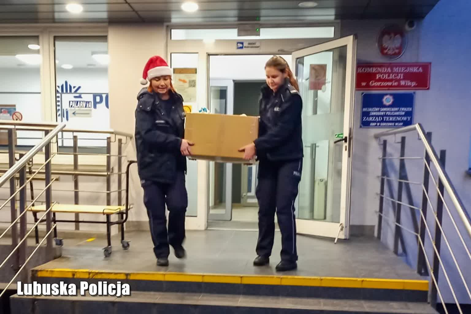 „Przyjazna Zima” policjantów, uczniów i Caritasu Radio Zachód - Lubuskie